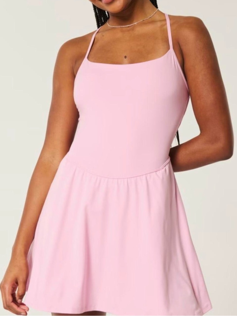 Hollister Light Pink Athletic Dress